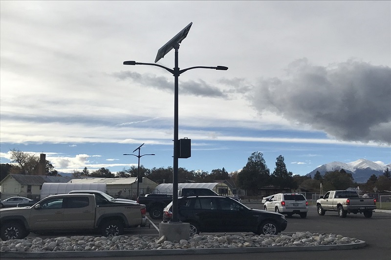 solar LED parking lot lights